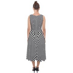 Midi Tie-Back Chiffon Dress 