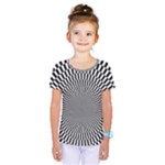 Circles Checkered Abstract Abstraction Art Kids  One Piece T-Shirt