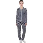 Circles Checkered Abstract Abstraction Art Casual Jacket and Pants Set