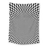 Circles Checkered Abstract Abstraction Art Medium Tapestry