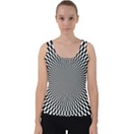 Circles Checkered Abstract Abstraction Art Velvet Tank Top