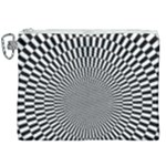 Circles Checkered Abstract Abstraction Art Canvas Cosmetic Bag (XXL)