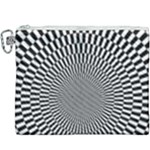 Circles Checkered Abstract Abstraction Art Canvas Cosmetic Bag (XXXL)