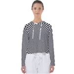 Circles Checkered Abstract Abstraction Art Women s Slouchy Sweat