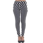 Circles Checkered Abstract Abstraction Art Lightweight Velour Leggings