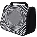 Circles Checkered Abstract Abstraction Art Full Print Travel Pouch (Big)