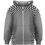 Circles Checkered Abstract Abstraction Art Kids  Zipper Hoodie Without Drawstring