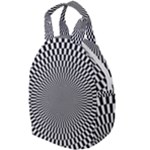 Circles Checkered Abstract Abstraction Art Travel Backpack