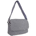 Circles Checkered Abstract Abstraction Art Courier Bag