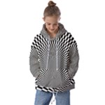 Circles Checkered Abstract Abstraction Art Kids  Oversized Hoodie