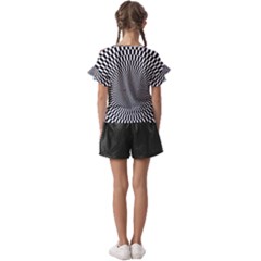 Kids  Cut Out Flutter Sleeves 