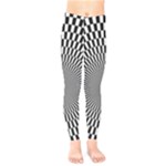 Circles Checkered Abstract Abstraction Art Kids  Classic Winter Leggings