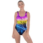 Night Skiing Colored Dead Grateful Lights Mountain Bring Sexy Back Swimsuit