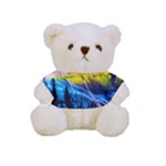 Night Skiing Colored Dead Grateful Lights Mountain Full Print Tee for Cuddly Teddy Bear