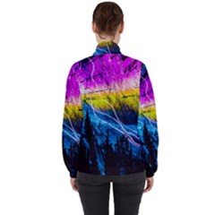 Women s High Neck Windbreaker 