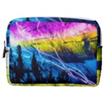 Night Skiing Colored Dead Grateful Lights Mountain Make Up Pouch (Medium)