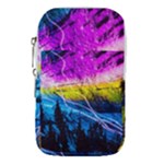 Night Skiing Colored Dead Grateful Lights Mountain Waist Pouch (Large)