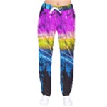 Night Skiing Colored Dead Grateful Lights Mountain Women Velvet Drawstring Pants