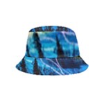 Night Skiing Colored Dead Grateful Lights Mountain Bucket Hat (Kids)