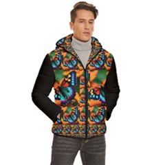 Men s Hooded Quilted Jacket 