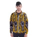 Yellow Template Design Men s Windbreaker