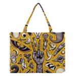 Yellow Template Design Medium Tote Bag