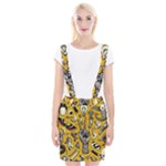 Yellow Template Design Braces Suspender Skirt