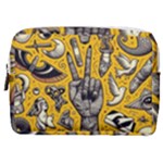 Yellow Template Design Make Up Pouch (Medium)