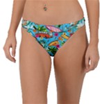 Summer Pattern Seamless Band Bikini Bottoms