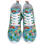 Summer Pattern Seamless Women s Lightweight High Top Sneakers