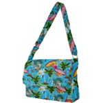 Summer Pattern Seamless Full Print Messenger Bag (S)