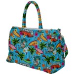 Summer Pattern Seamless Duffel Travel Bag