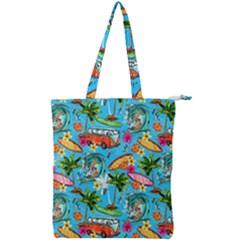 Double Zip Up Tote Bag 