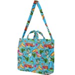 Summer Pattern Seamless Square Shoulder Tote Bag