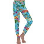 Summer Pattern Seamless Kids  Lightweight Velour Classic Yoga Leggings