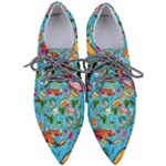 Summer Pattern Seamless Pointed Oxford Shoes