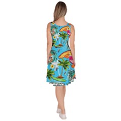 Knee Length Skater Dress With Pockets 