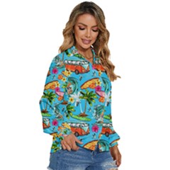 Women s Long Sleeve Button Up Shirt 