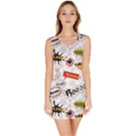 Pattern Seamless Texture Cartoon Bodycon Dress