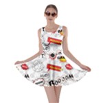 Pattern Seamless Texture Cartoon Skater Dress