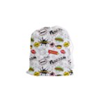 Pattern Seamless Texture Cartoon Drawstring Pouch (Small)