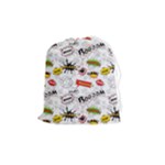 Pattern Seamless Texture Cartoon Drawstring Pouch (Medium)