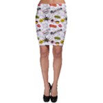 Pattern Seamless Texture Cartoon Bodycon Skirt