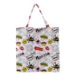 Pattern Seamless Texture Cartoon Grocery Tote Bag