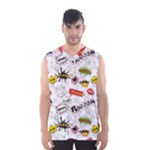 Pattern Seamless Texture Cartoon Men s Basketball Tank Top