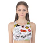 Pattern Seamless Texture Cartoon Tank Bikini Top