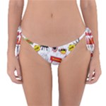 Pattern Seamless Texture Cartoon Reversible Bikini Bottoms