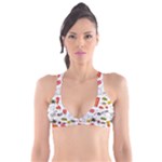 Pattern Seamless Texture Cartoon Plunge Bikini Top