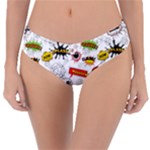 Pattern Seamless Texture Cartoon Reversible Classic Bikini Bottoms