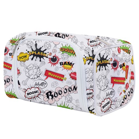 Pattern Seamless Texture Cartoon Toiletries Pouch from ArtsNow.com